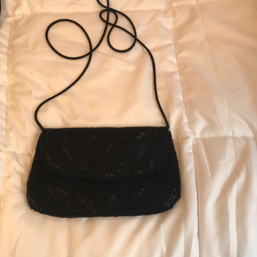 Beaded evening out purse